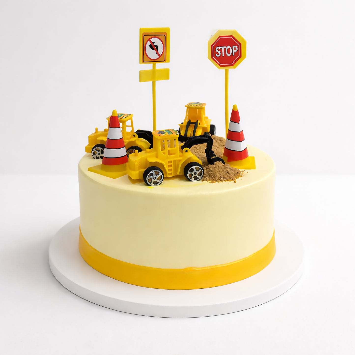 Excavator Construction Cake