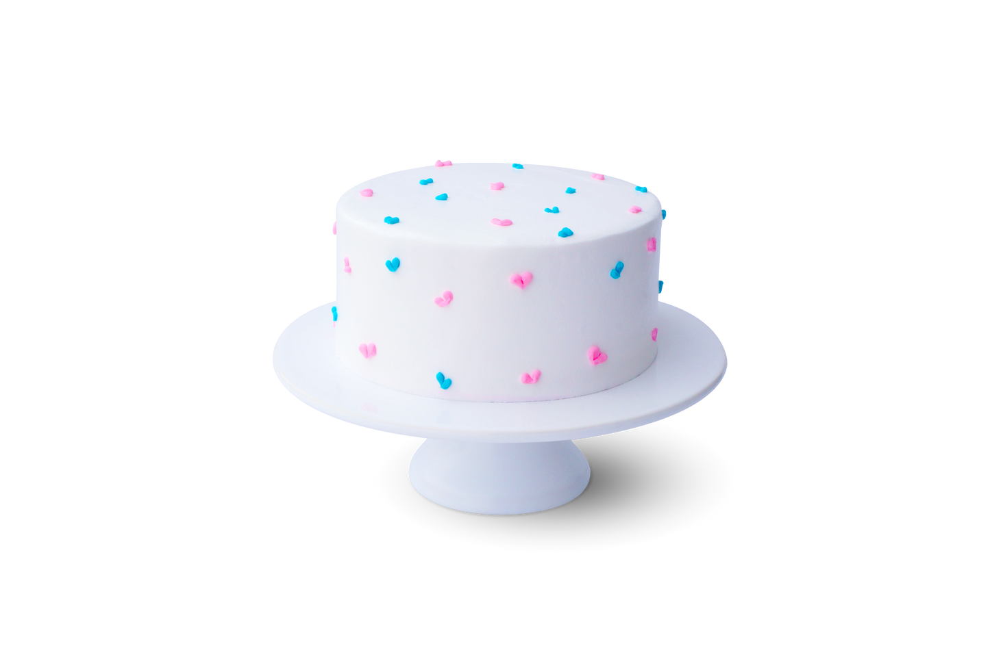 Little Heartbeat Reveal Cake