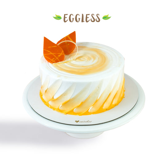 Eggless Peach Mango