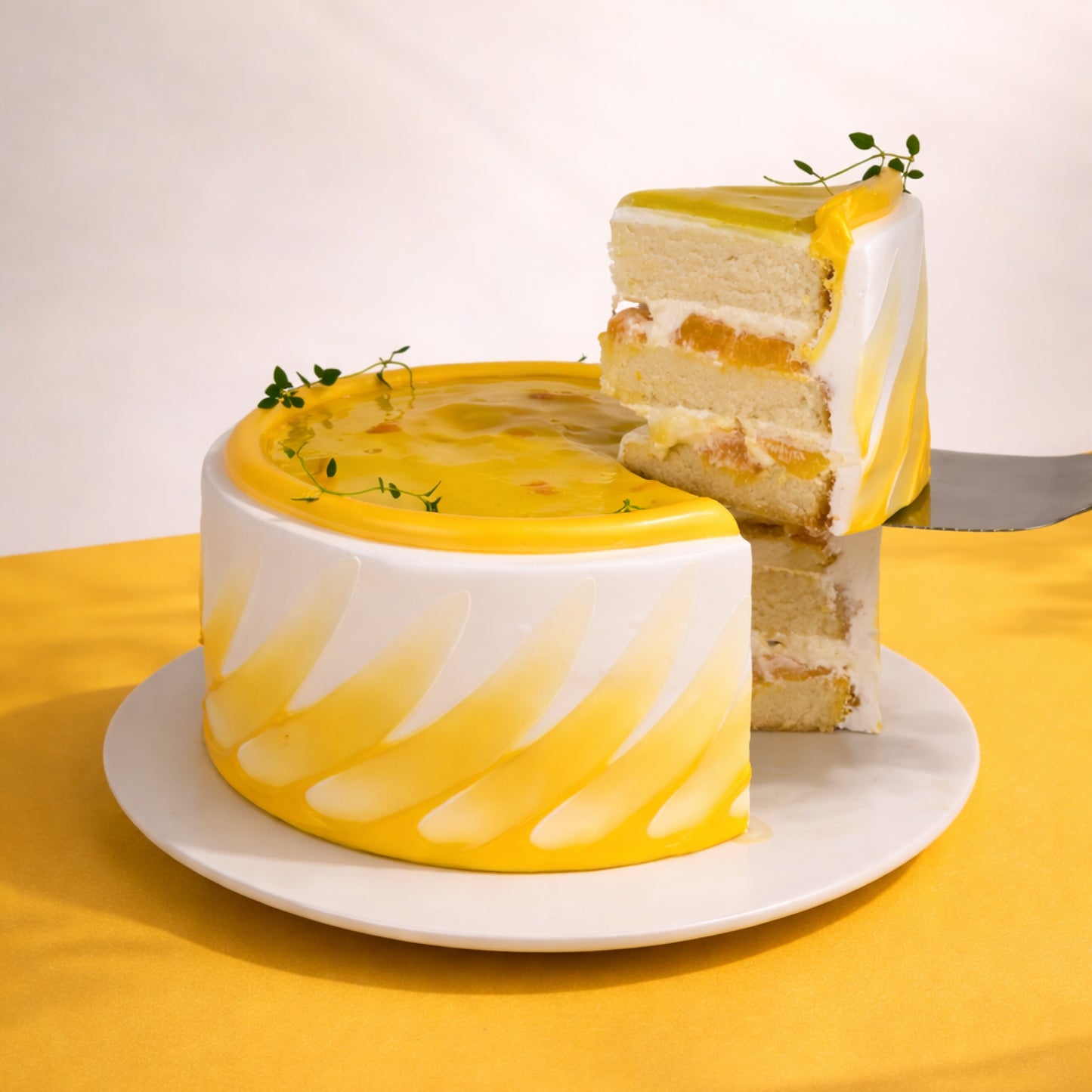 Eggless Tropical Mango Bliss