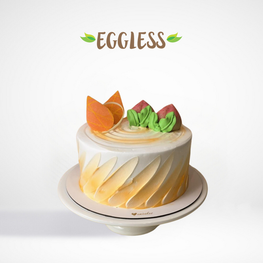 Eggless Peach Mango Longevity