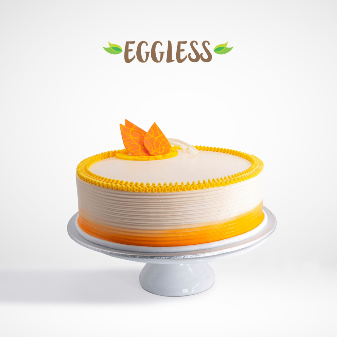 Eggless Peach Mango