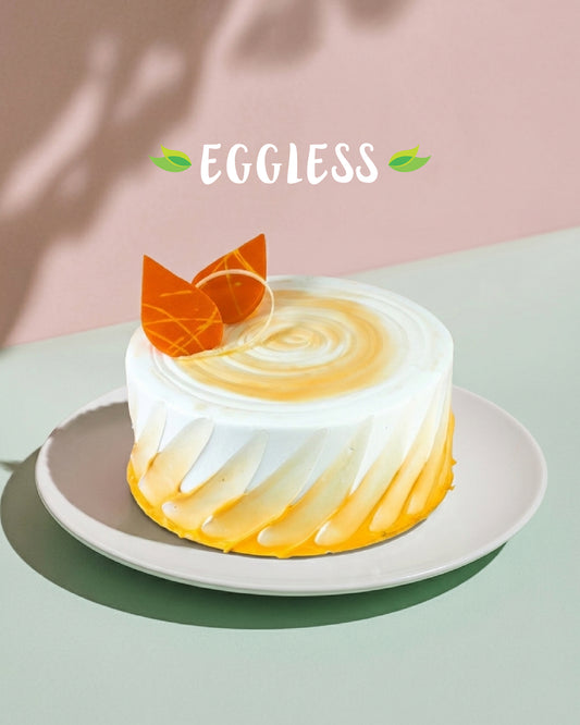 Eggless Peach Mango
