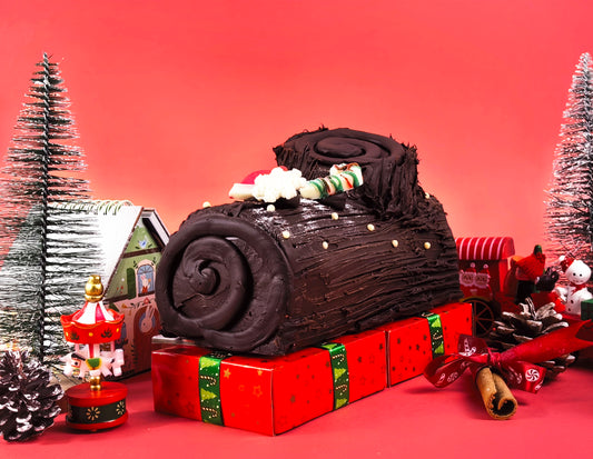 Santa’s Classic Yule Log (Chocolate Truffle)