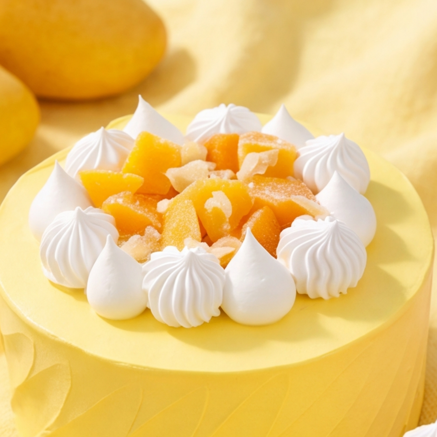 Mango Pomelo Sago Cake (Next Day)
