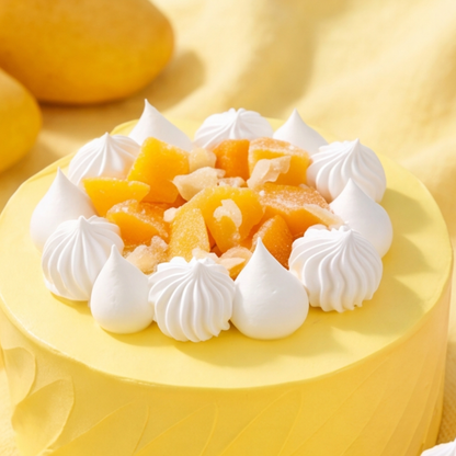 Mango Pomelo Sago Cake (Next Day)
