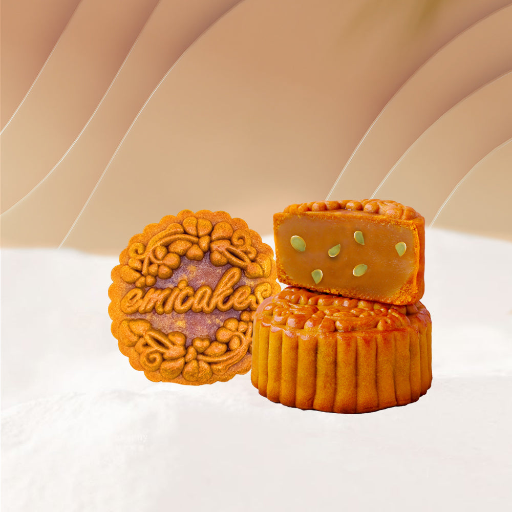 Baked Melon Seeds Mooncakes
