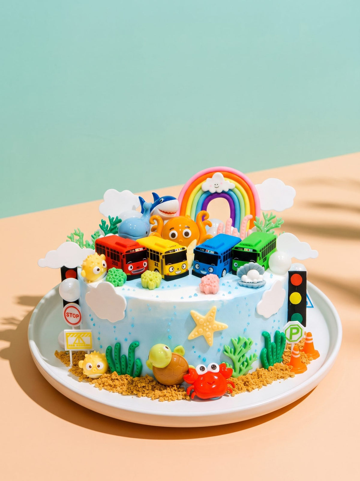Tayo Bus Under The Sea Cake