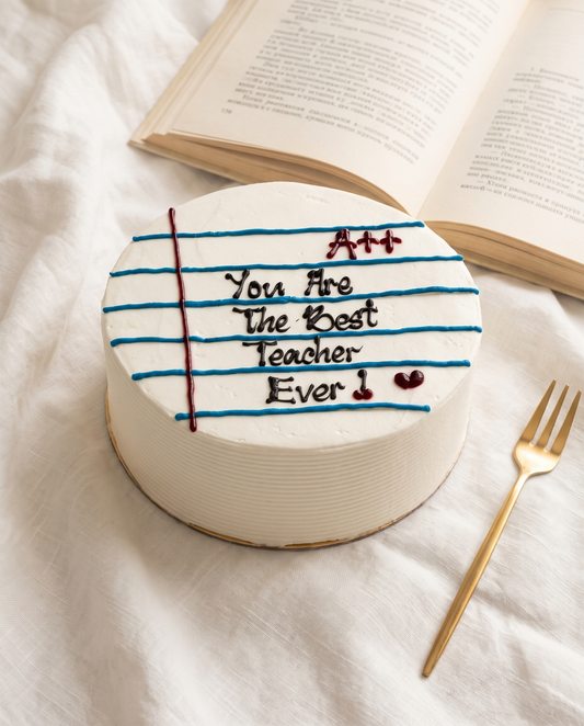 Teacher’s Day Design Cake | Best Teacher Ever!